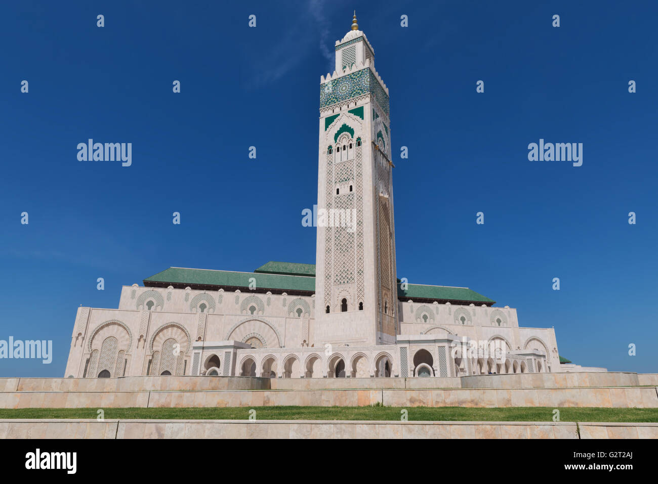Great Mosque Hassan II in Casablanca, Morocco. Stock Photo