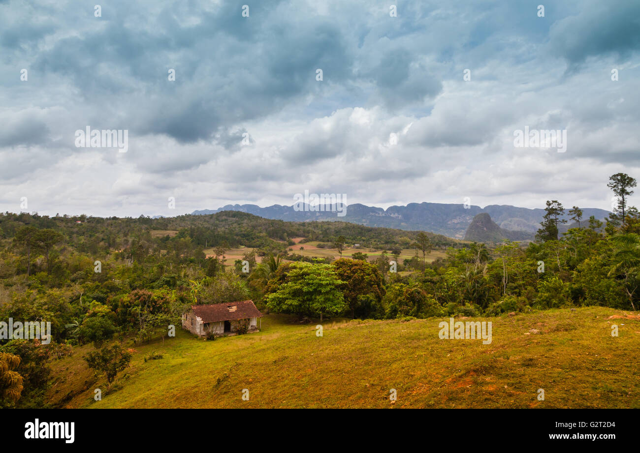 Viñales Valley in the Pinar del Río Province, Cuba Stock Photo