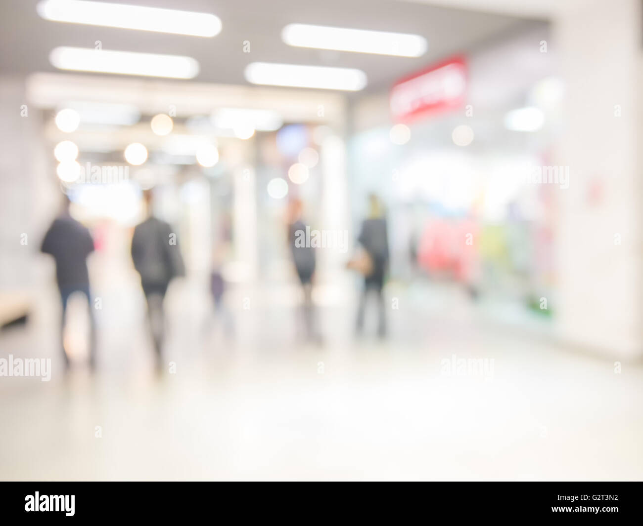 Blurry shopping mall background hi-res stock photography and images - Alamy