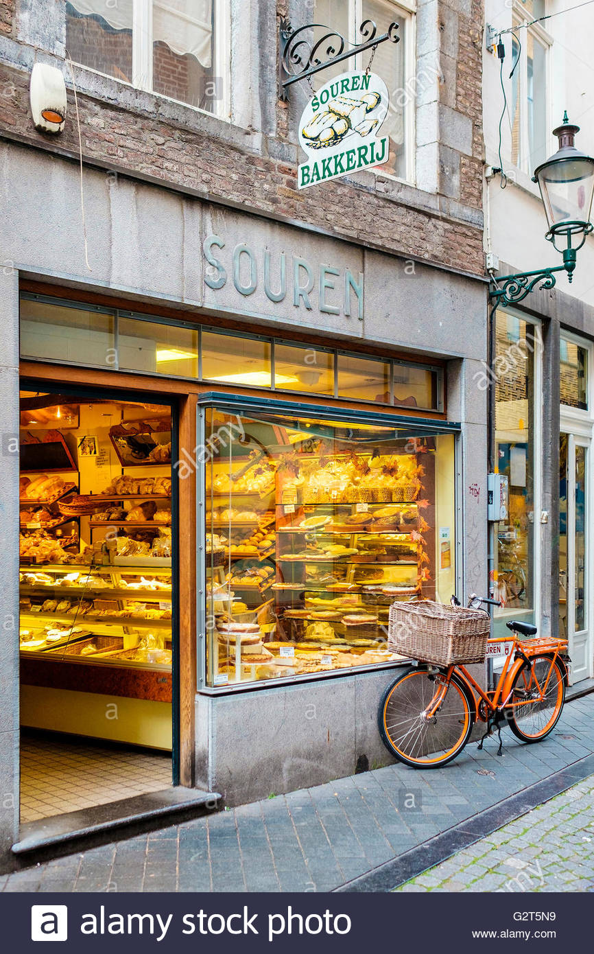 Storefront Of Souren Bakkerij Bakery Maastricht Limburg Stock