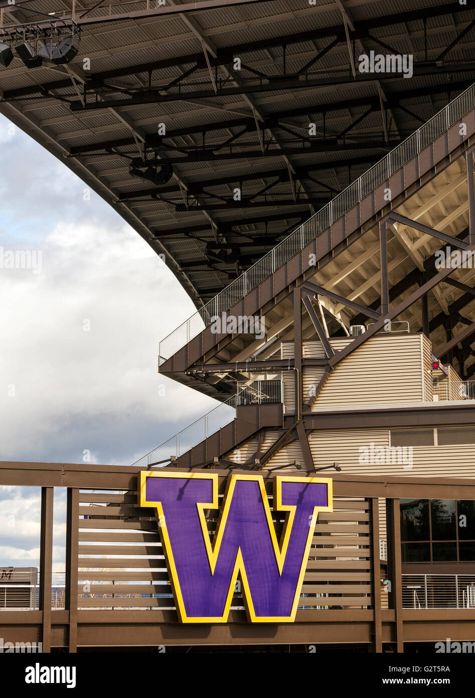WA11669-00...WASHINGTON - Husky Stadium at the University Of Washington in Seattle. Stock Photo