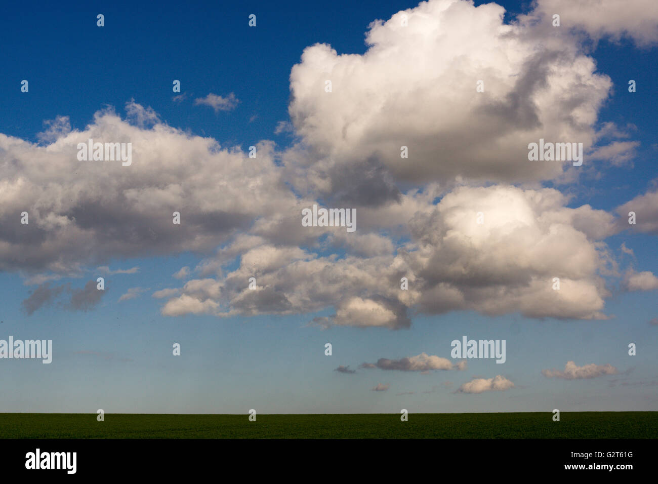 White clouds in blue sky Stock Photo - Alamy