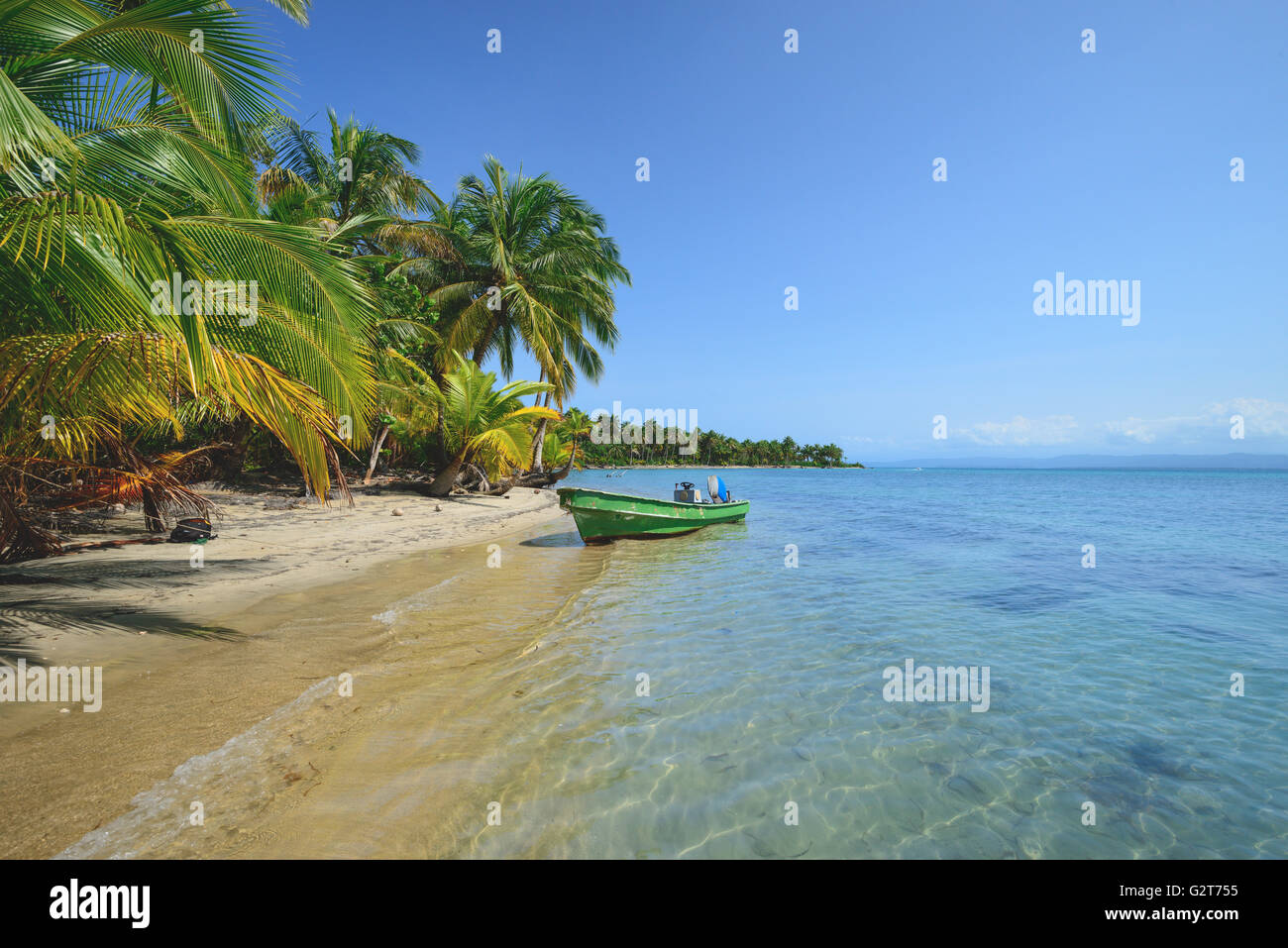 Star fish beach in Bocas Del Toro, Panama Stock Photo