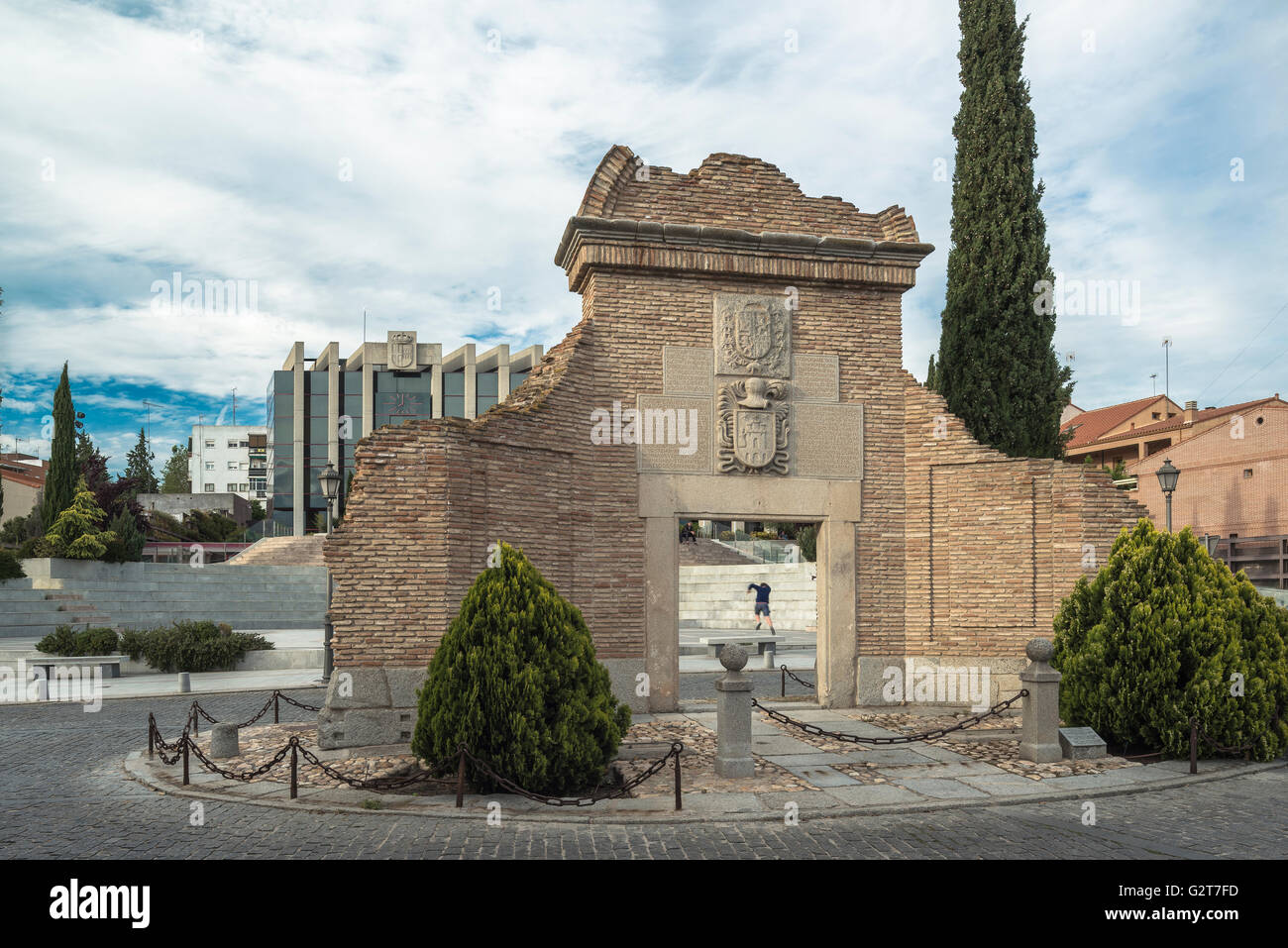Navalcarnero, home of the Casa de la Cadena at the roundabout opposite