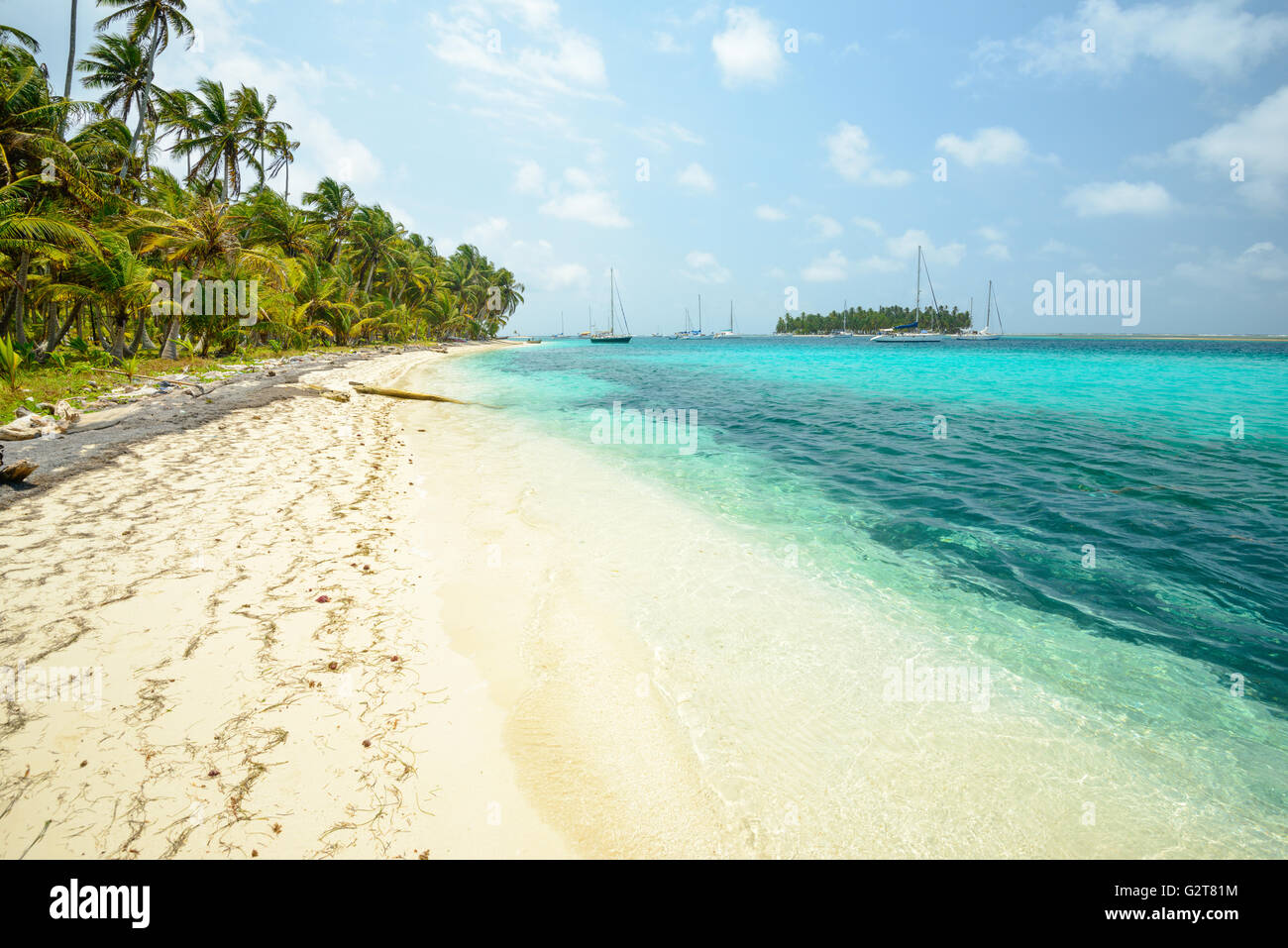 The San Blas Islands in Panama Stock Photo