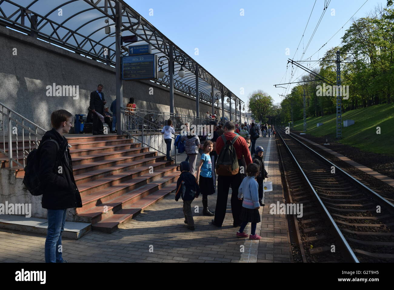 Russian train station hi-res stock photography and images - Alamy