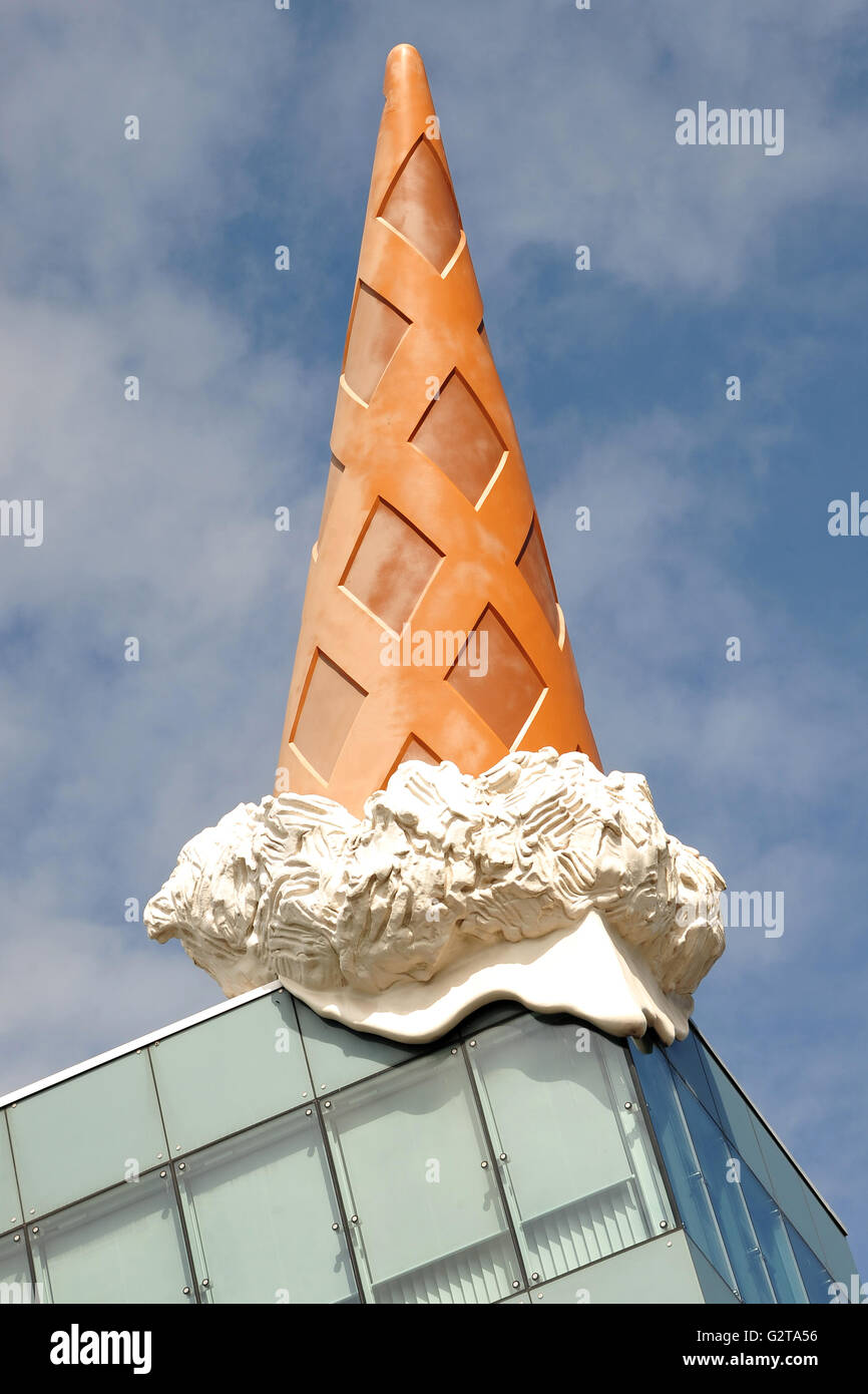 Dropped Cone, by the pop-art artist Claes Oldenburg, ice cone