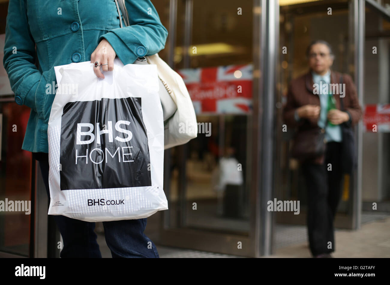 A BHS store in Wood Green, London as the retailer is to disappear from