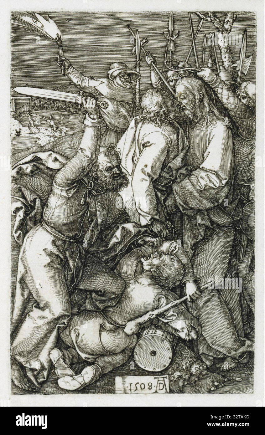 Albrecht Durer - The Betrayal of Christ - Stock Photo