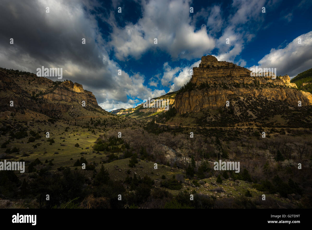 Leigh Creek, Ten Sleep, Canyon Wyoming USA Stock Photo Alamy