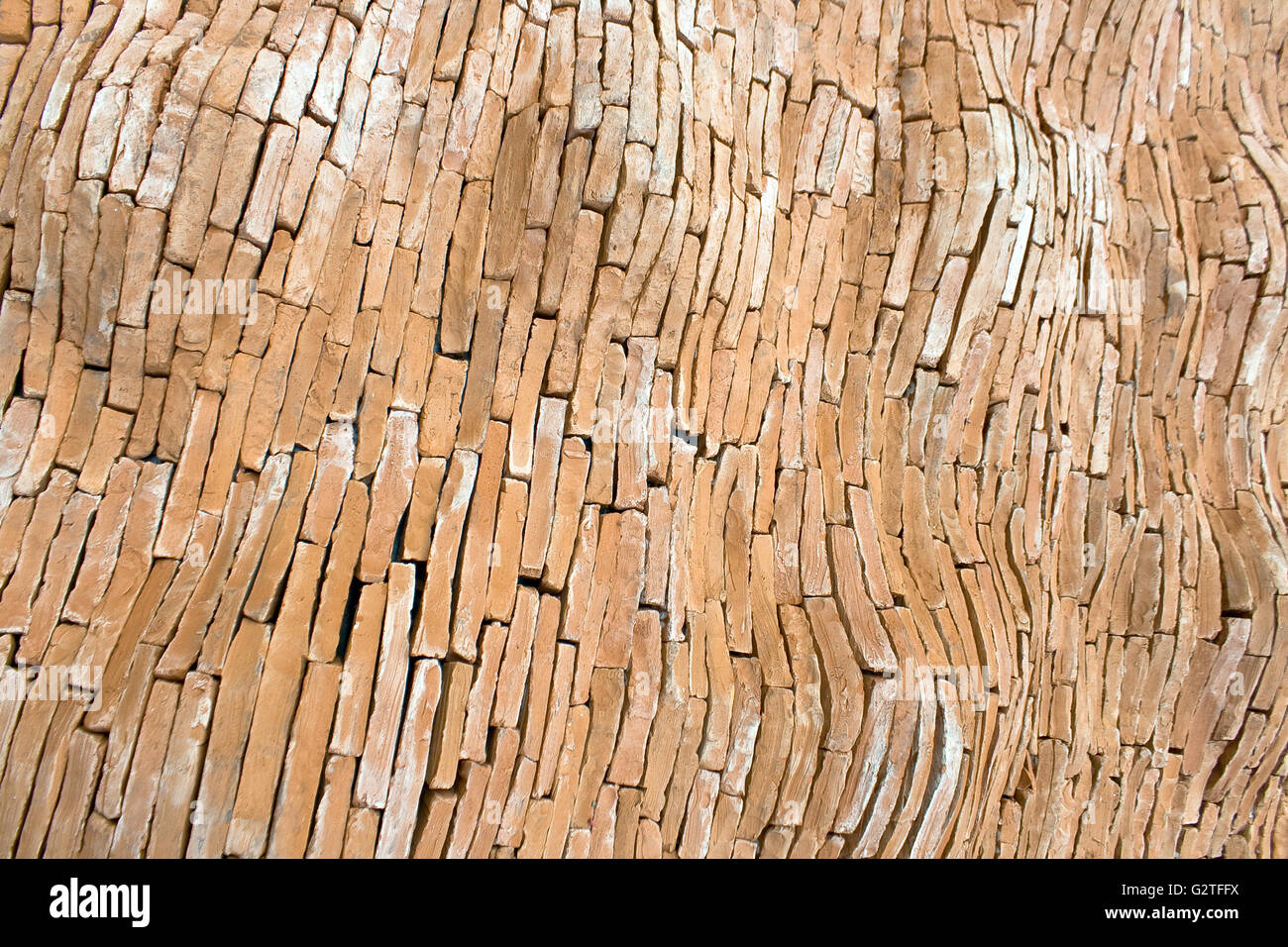 Clay bricks background Stock Photo - Alamy