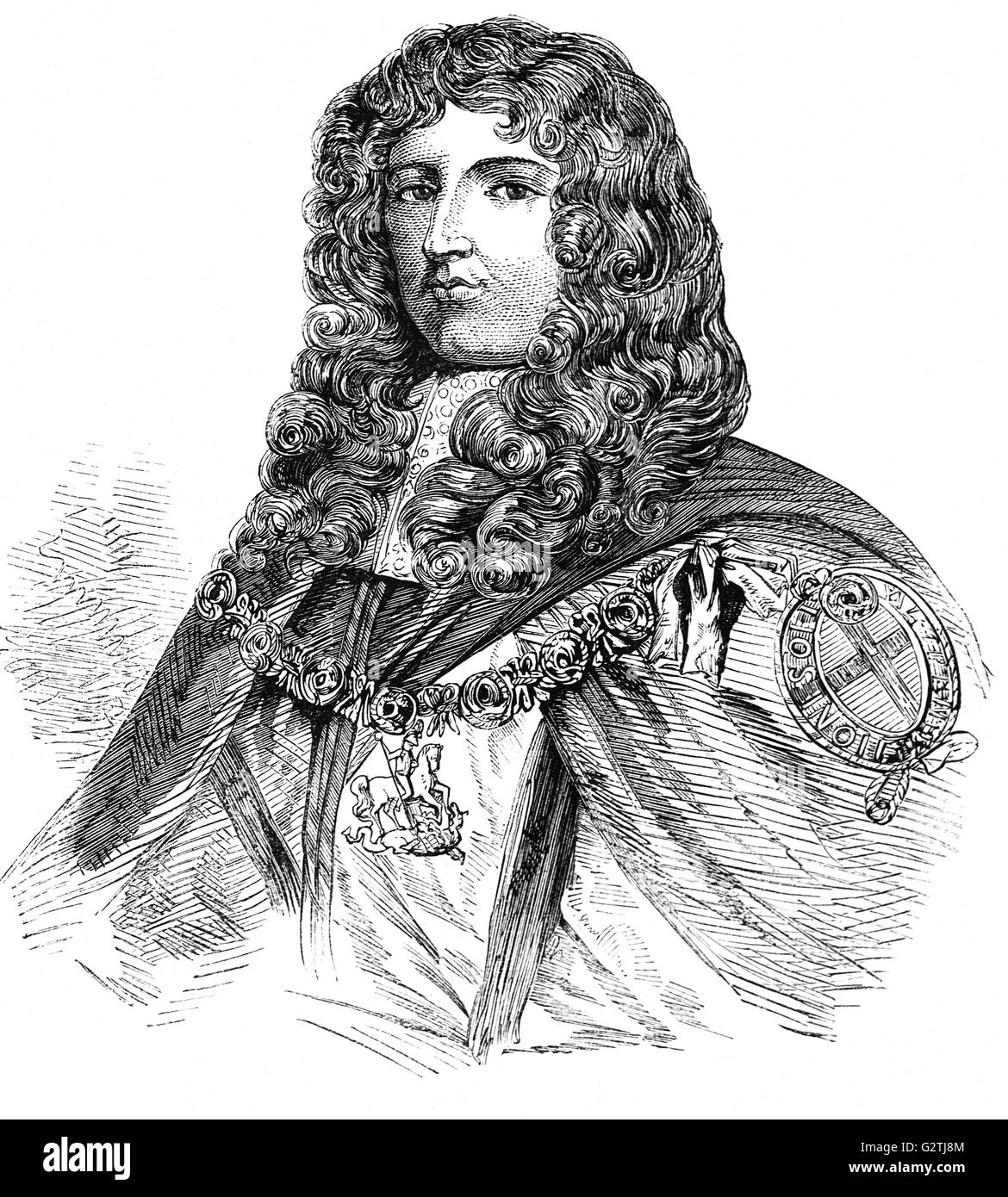 Marquess of ormond from 1642 to 1661 Black and White Stock Photos