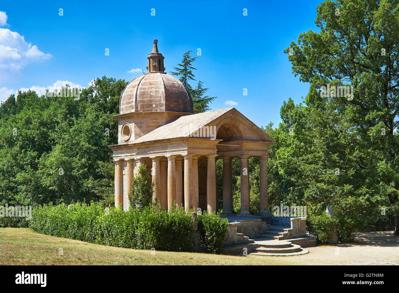 Mausoleum, Sacro Bosco, Sacred Wood, Park of the Monsters, Parco dei Mostri, Bomarzo, Lazio, Italy Stock Photo