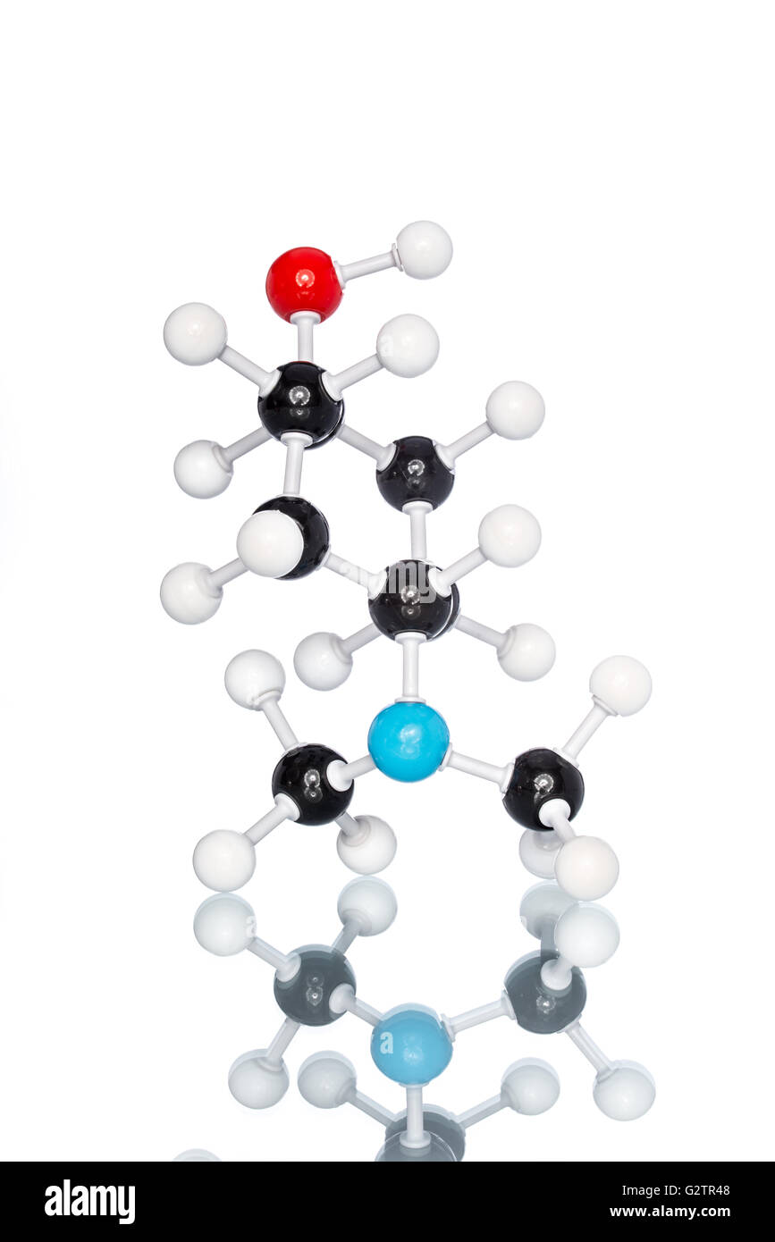 Molecular Structure on white background Stock Photo - Alamy