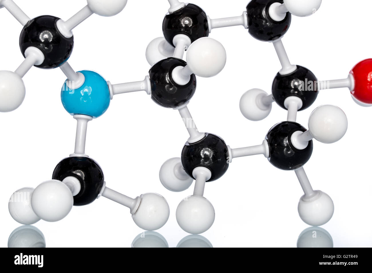 Molecular Structure on white background Stock Photo - Alamy