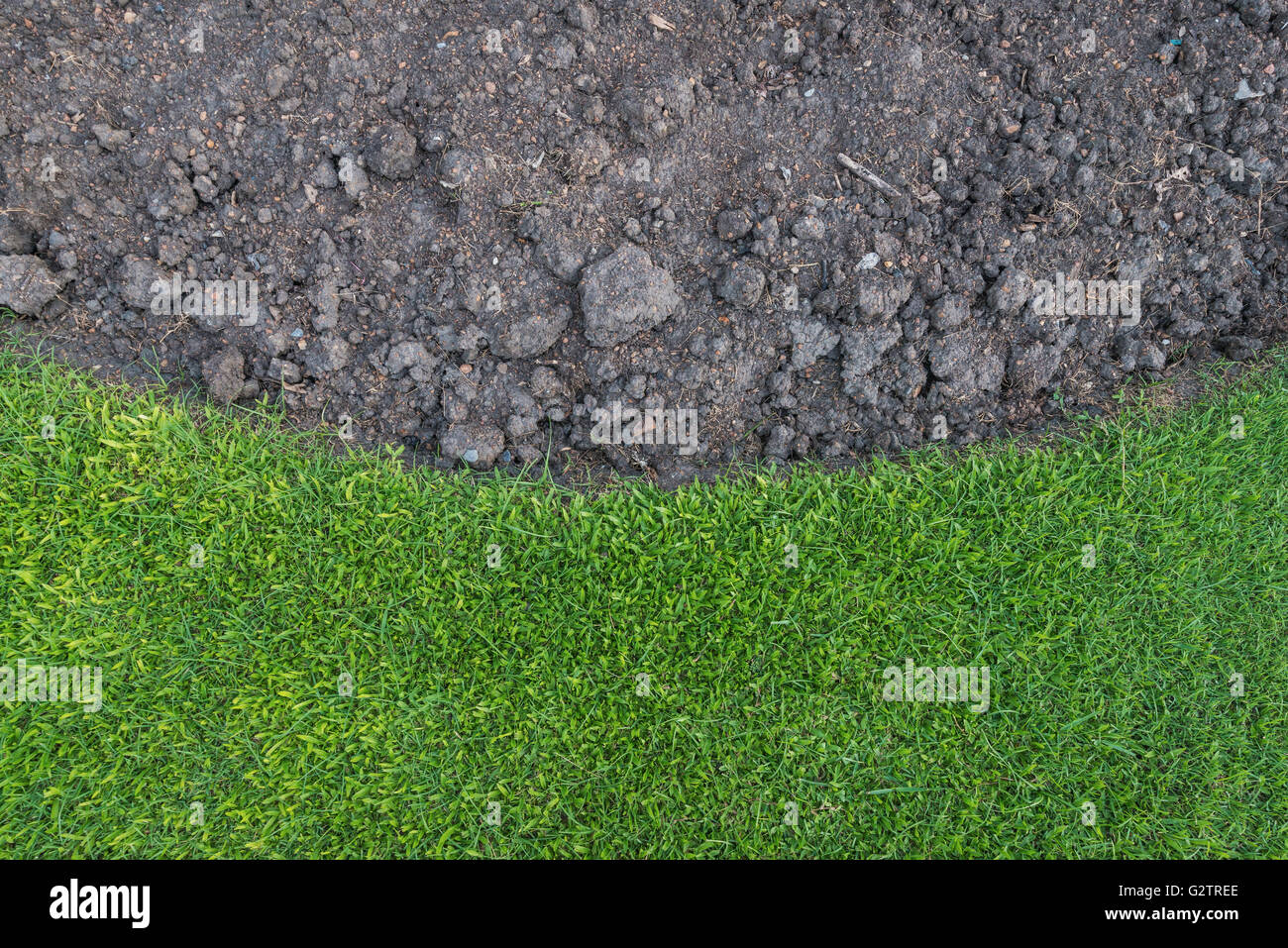 Dirt And Grass Background