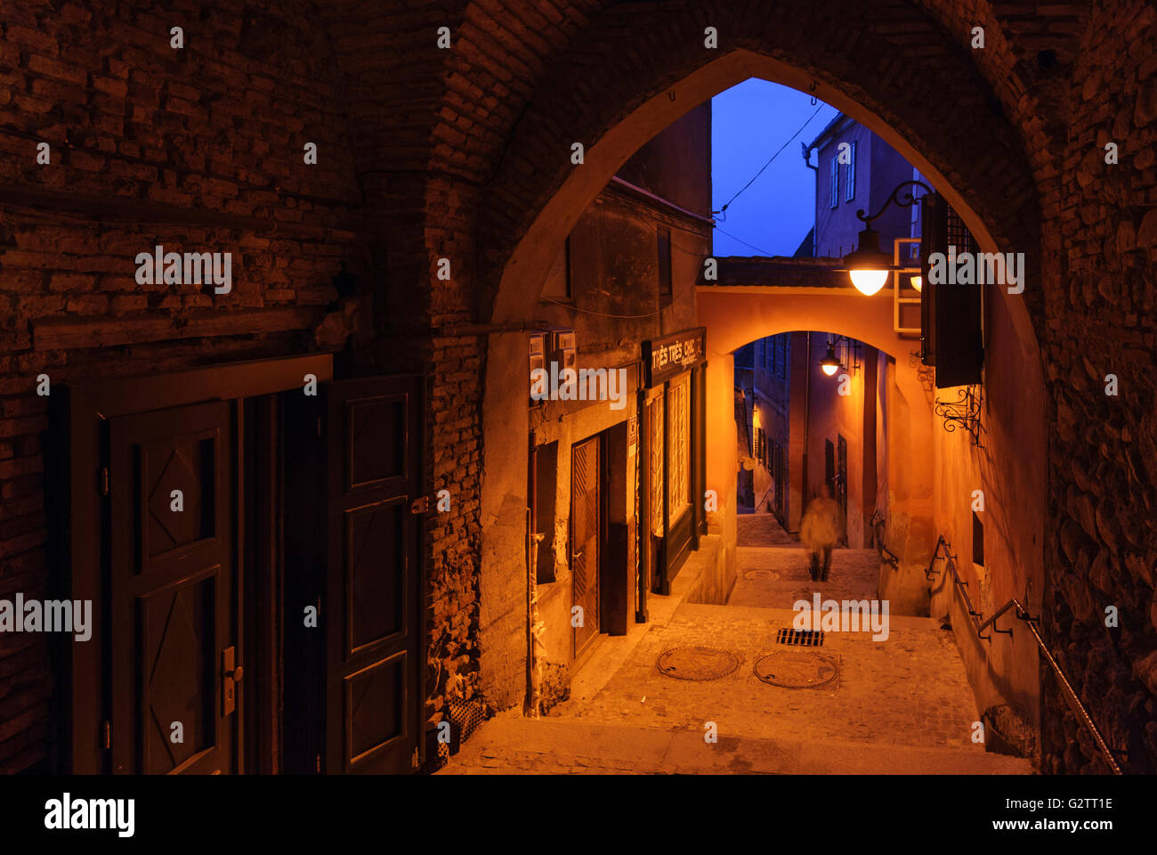 Sibiu (Hermannstadt), Rumänien, Siebenbürgen. Die Altstadt Stock