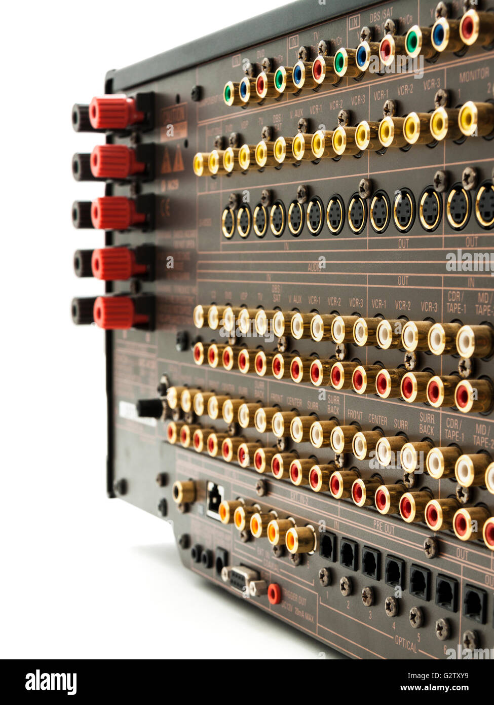 Vintage (2002) Denon AVC-A1SR surround sound monster amplifier Stock Photo  - Alamy