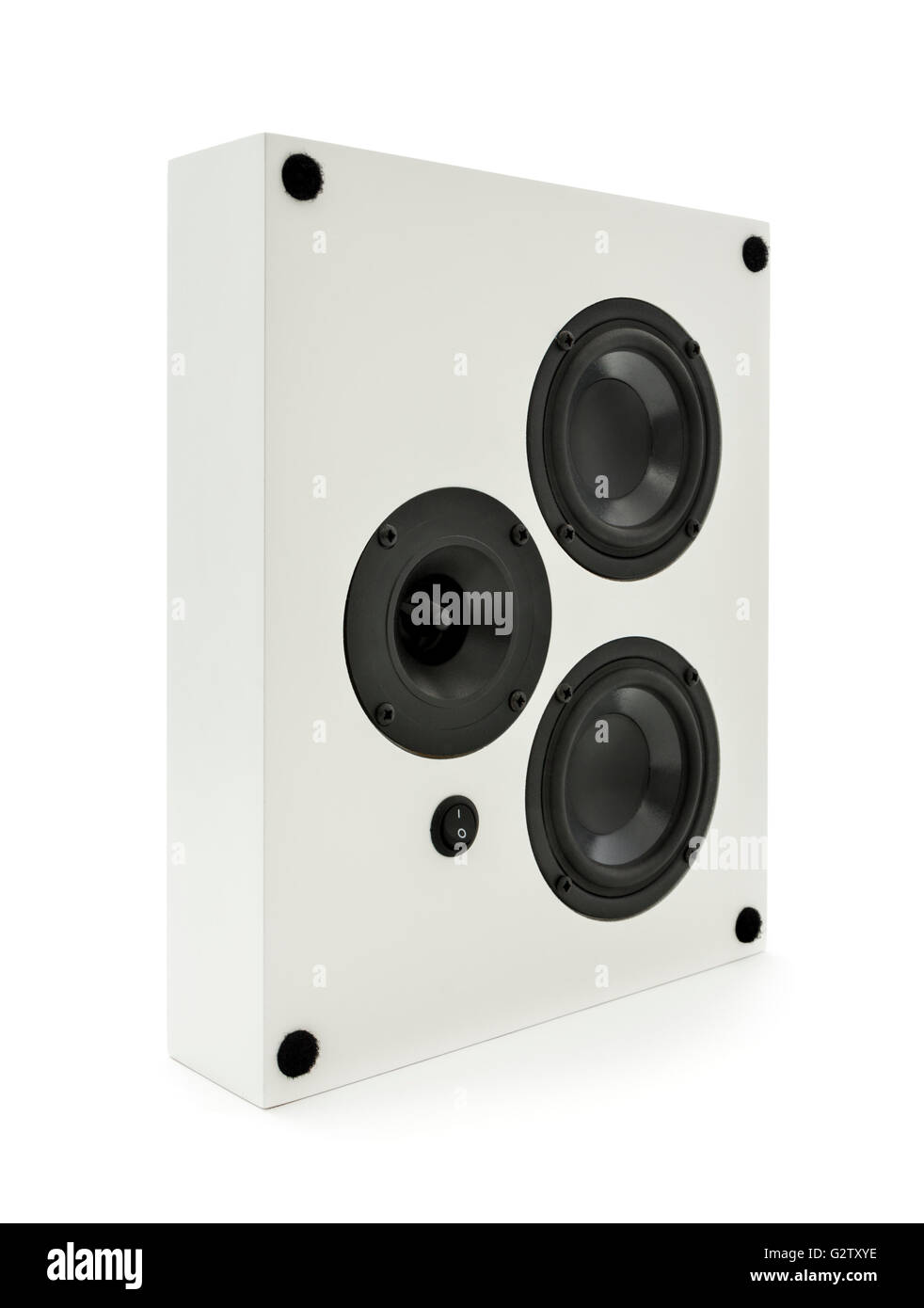 Artcoustic 'Diablo Studio Monitor' loudspeaker, ideal for a home cinema surround sound audio system. Stock Photo