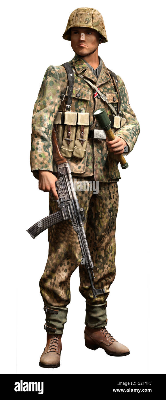 German infantry Stock Photo