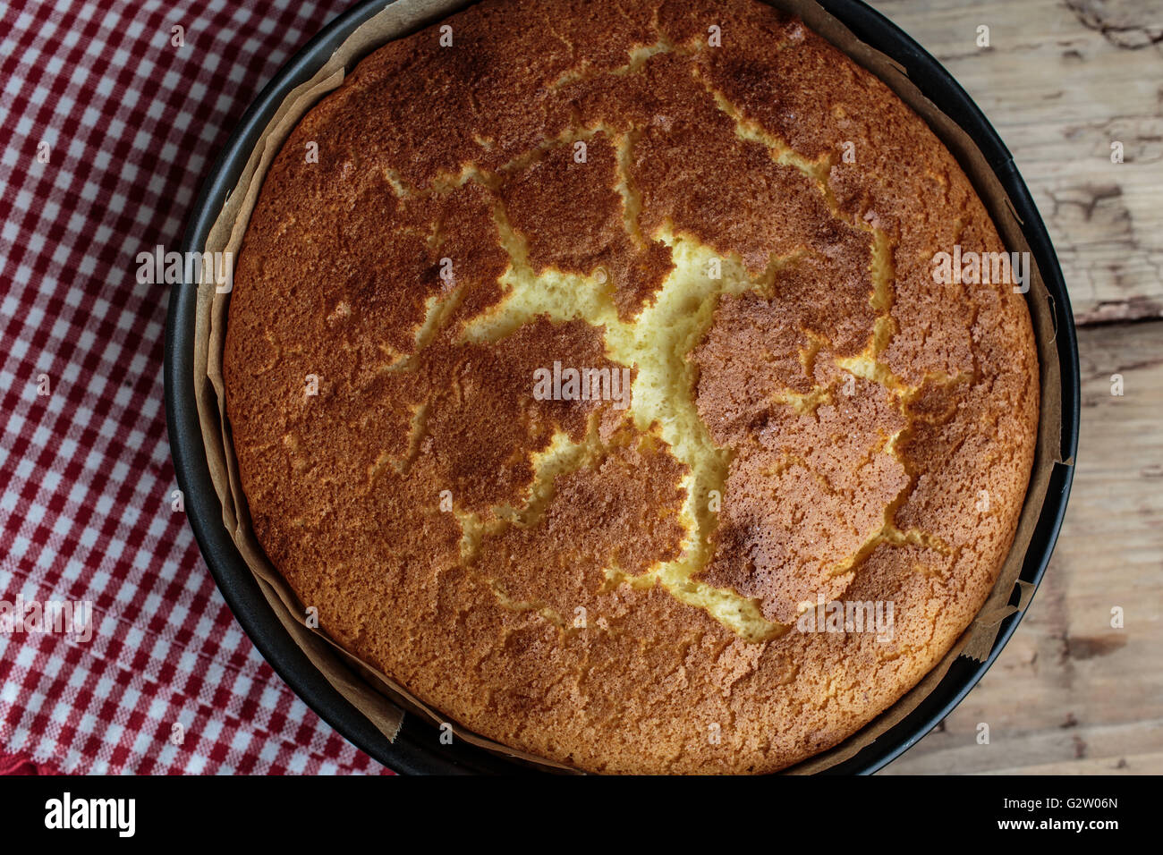 Fresh out of the Oven warm Home Made Cake Stock Photo Alamy