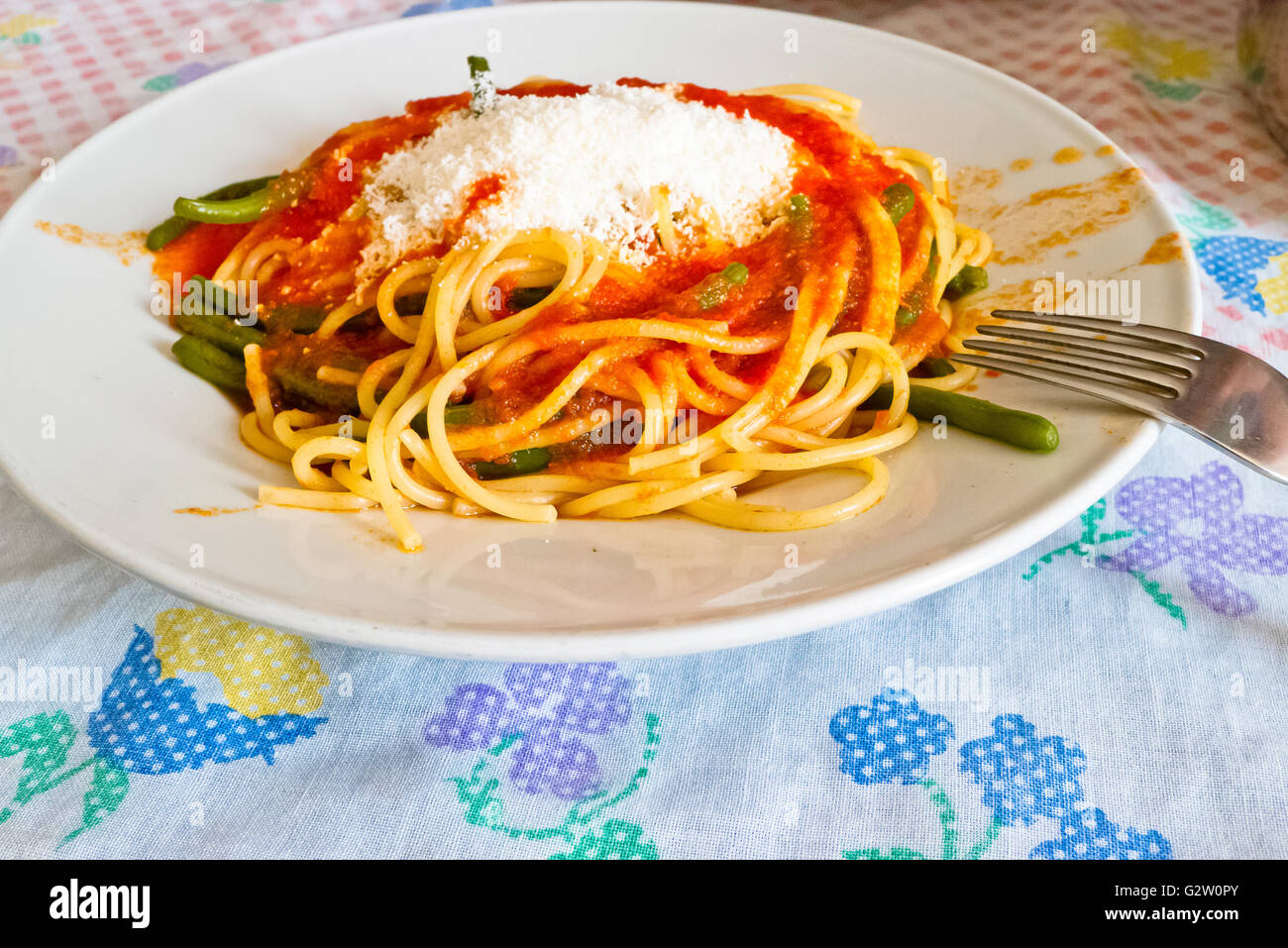 Spaghetti italian recipe Stock Photo - Alamy