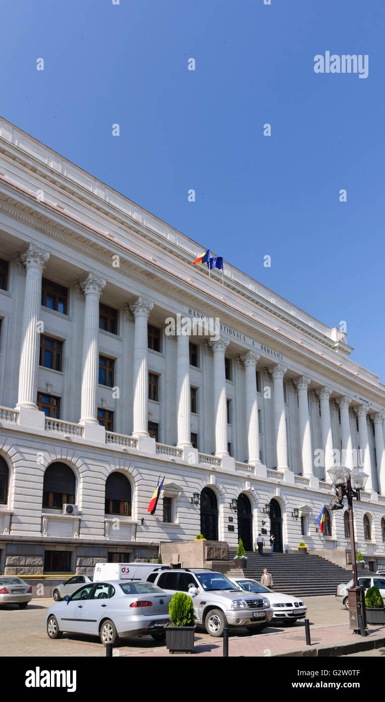 national bank, Romania, Valahia, Wallachia, Walachia, Walachei , Bucuresti, Bucharest, Bukarest Stock Photo