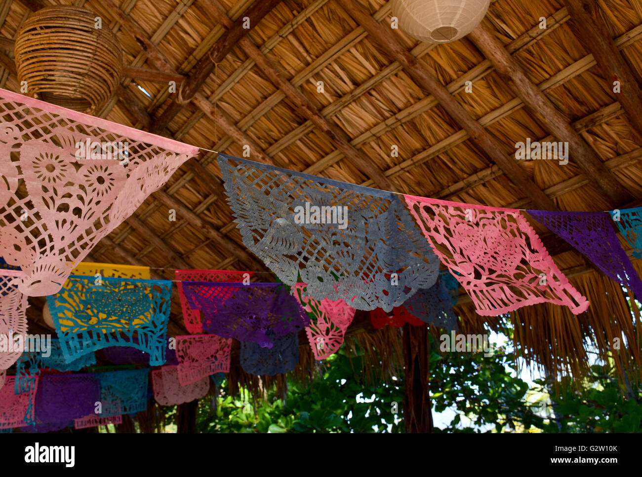 Mexican theme party decorations in a dining room of a house in Vancouver,  BC, Canada Stock Photo - Alamy