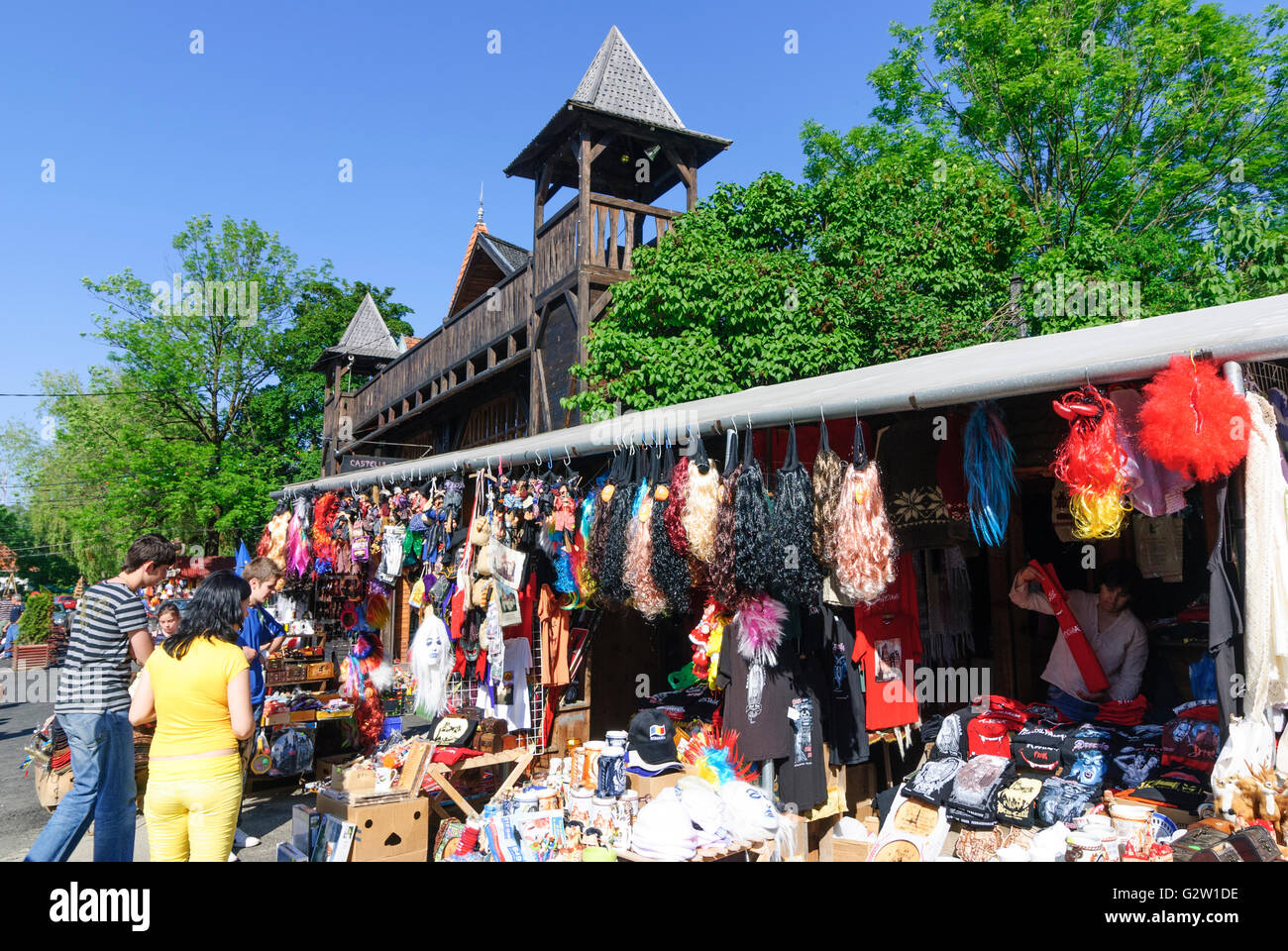 Bran, Romania (Outdoor Market Stock Photo - Alamy