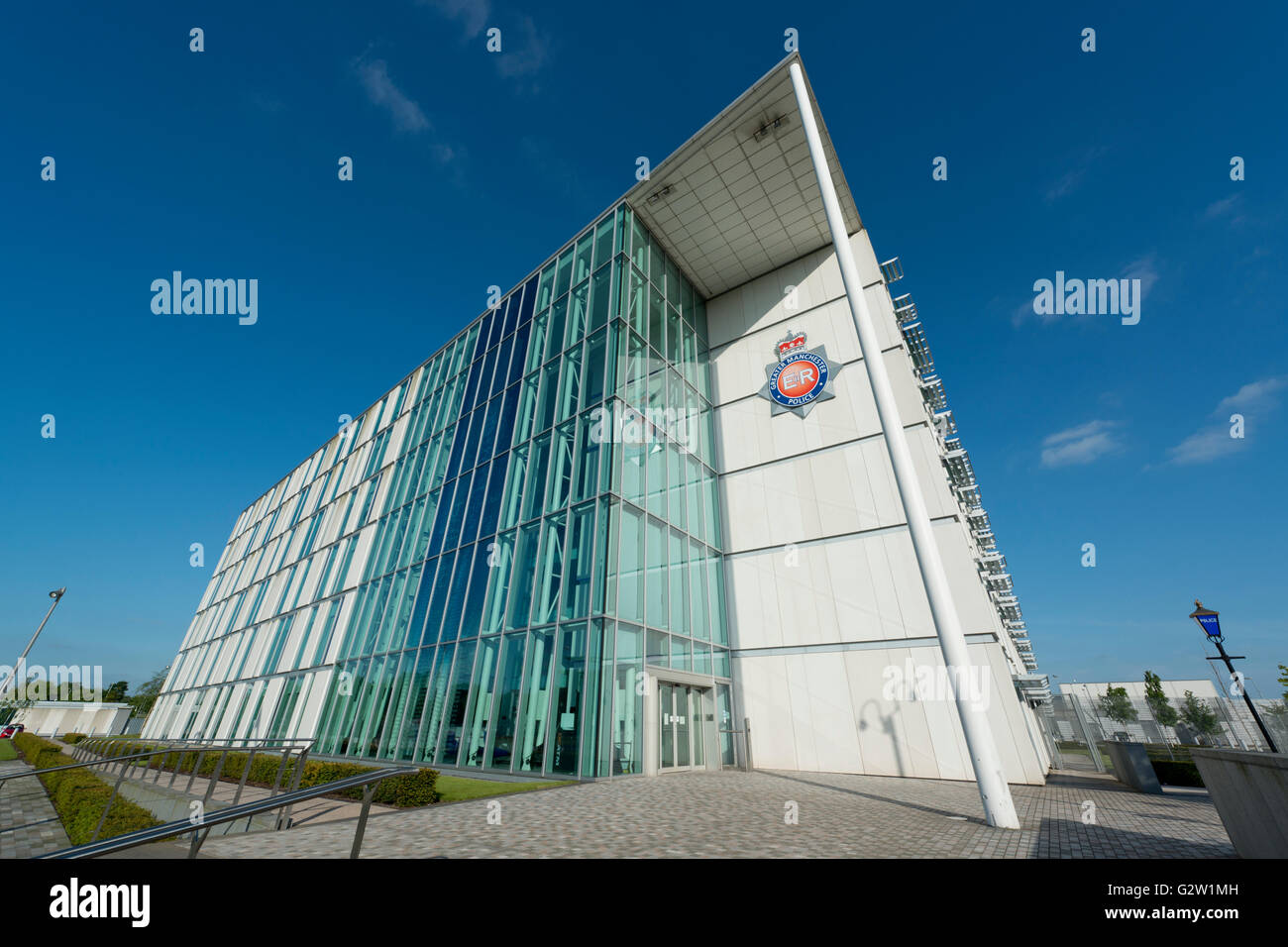 The Greater Manchester Police Headquarters located in Central Park in the Newton Heath area of the city Stock Photo