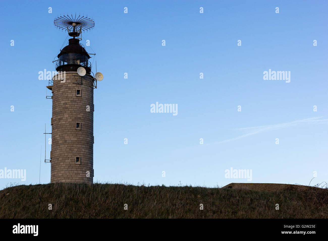 Cap Gris Nez Lighthouse in France Stock Photo