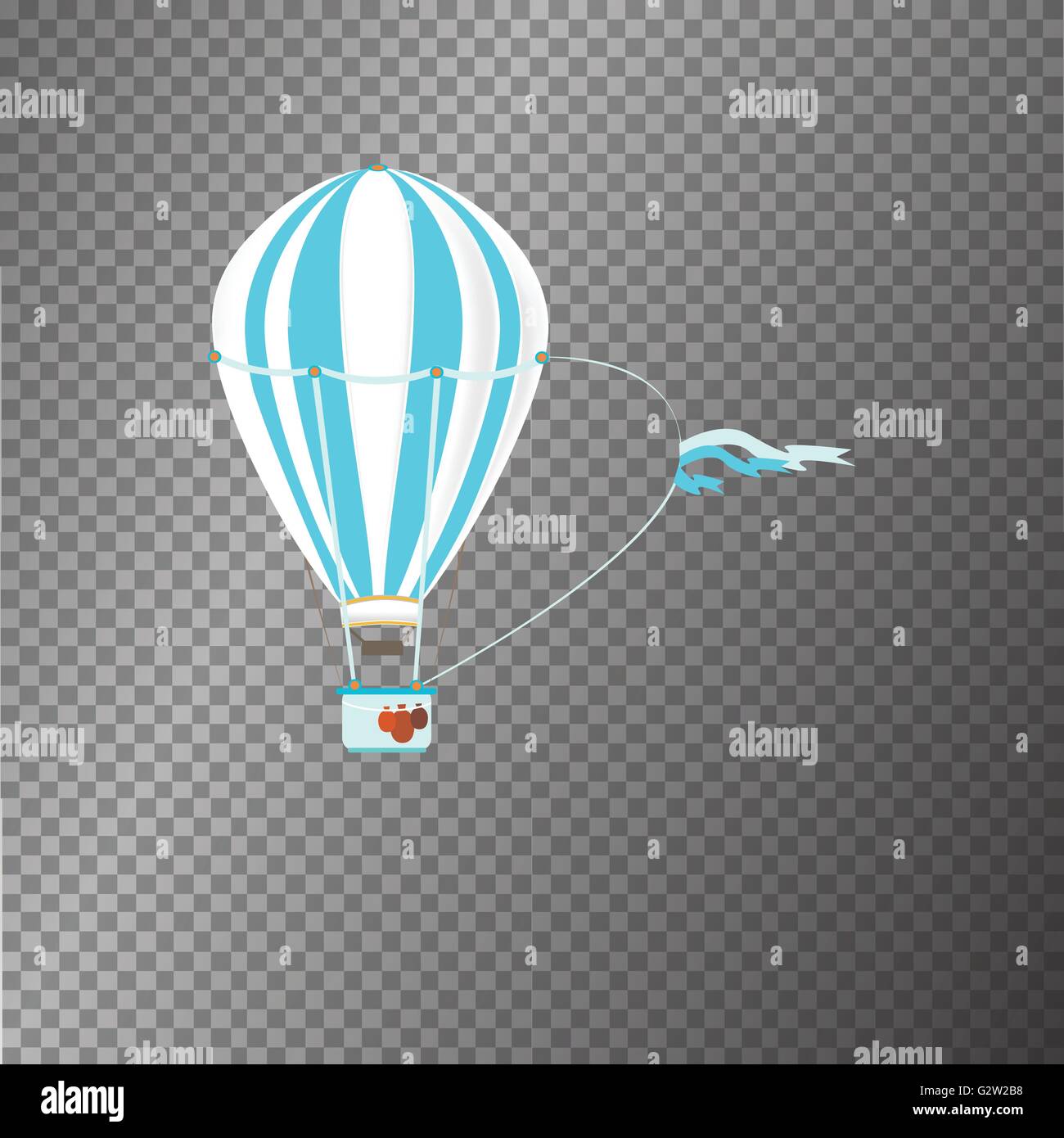 vector icon air ballon Stock Vector