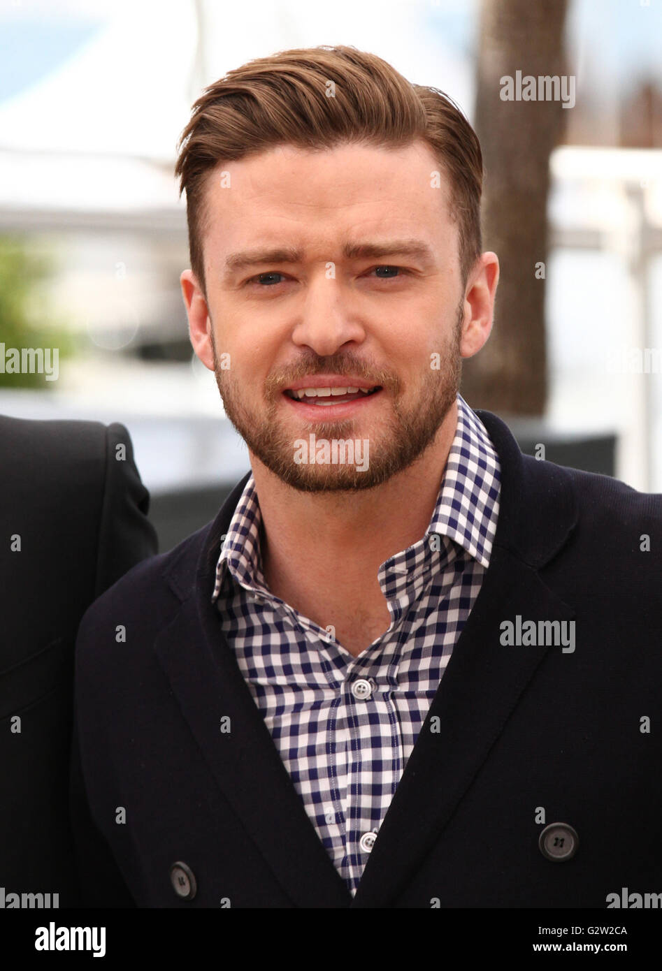 Justin Timberlake attends a photocall at the Cannes film festival on May 22, 2013 in Cannes Stock Photo
