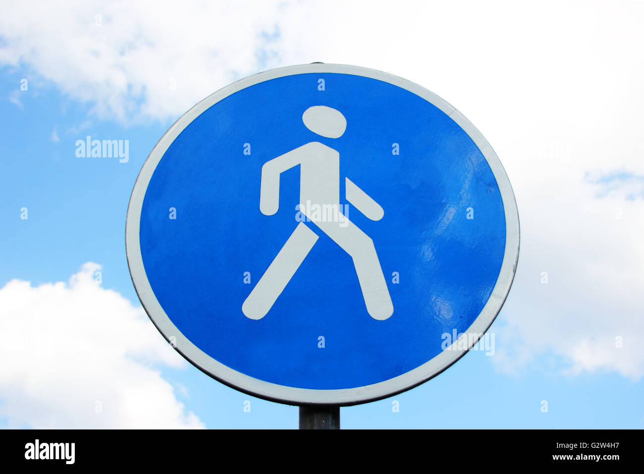road sign on sky background and clouds Stock Photo - Alamy