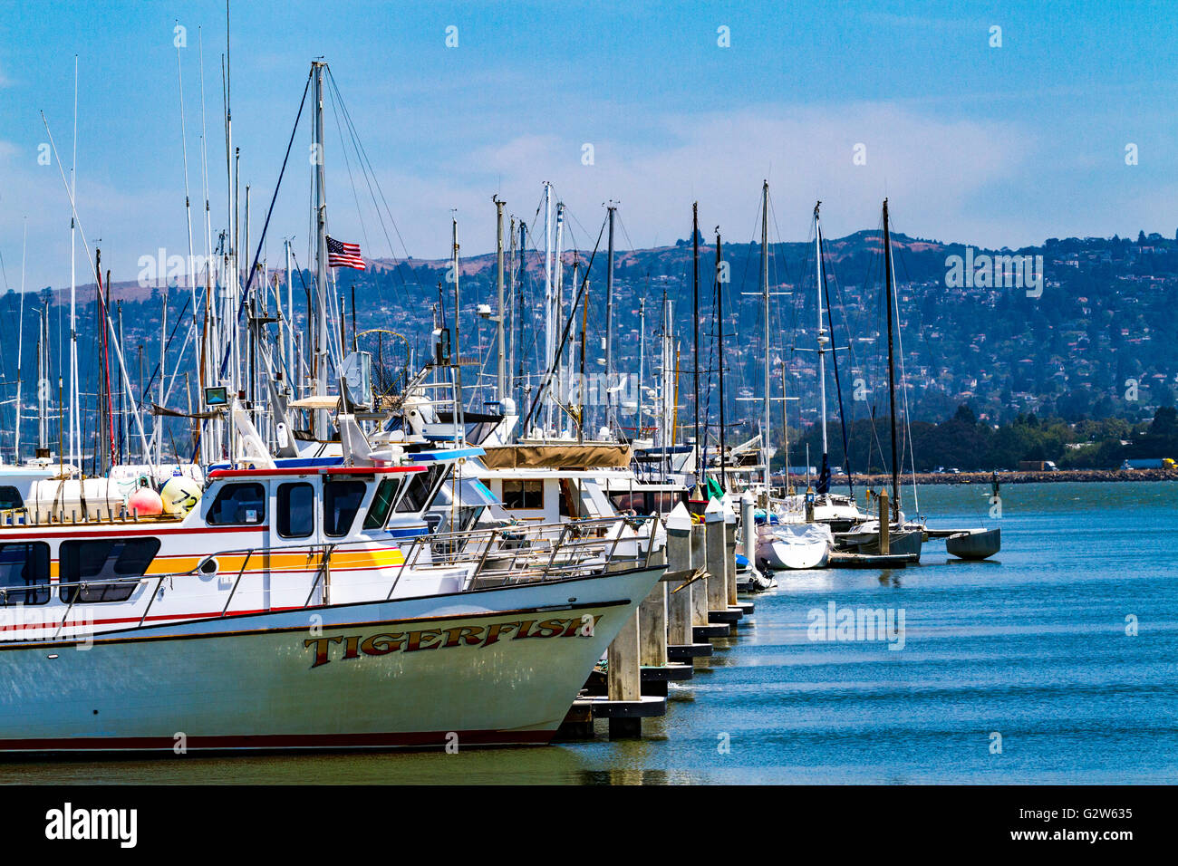 The Emeryville California Marina Stock Photo Alamy