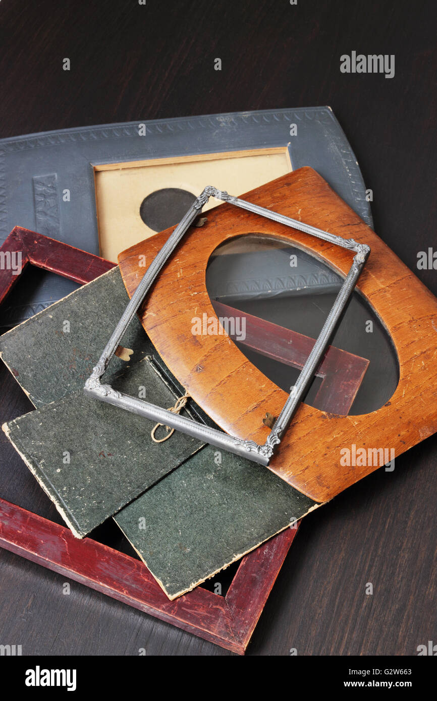 Vintage photo frames Stock Photo Alamy