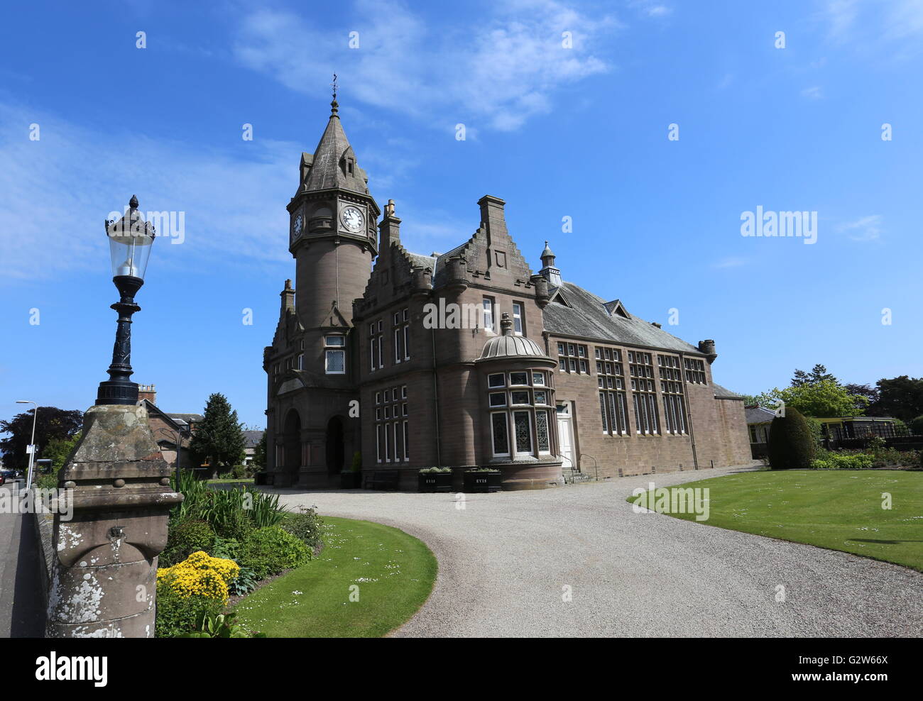 Inglis Memorial Hall Edzell Scotland June 2016 Stock Photo Alamy