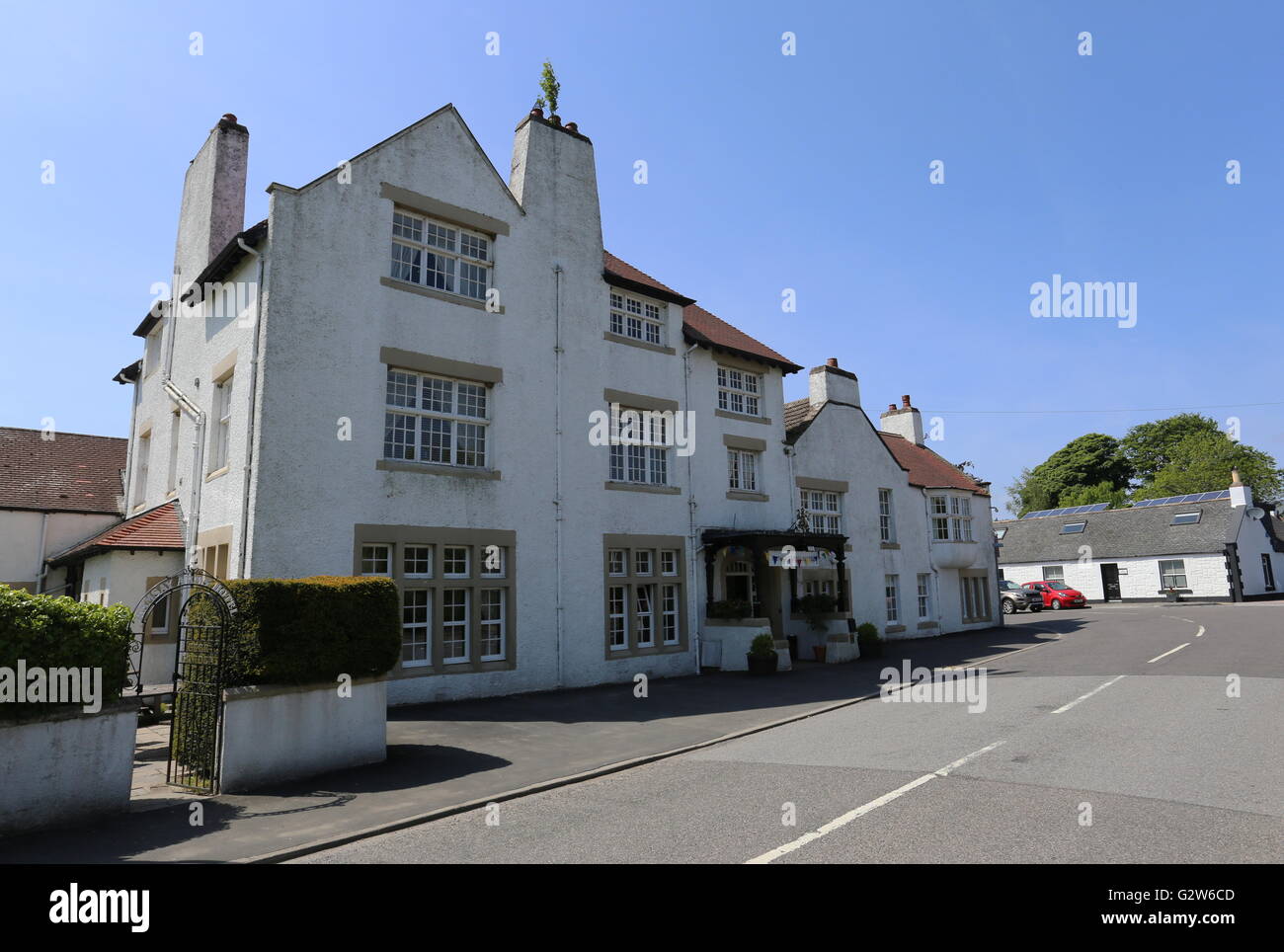 Exterior of Ramsay Arms Hotel Fettercairn Aberdeenshire Scotland June ...