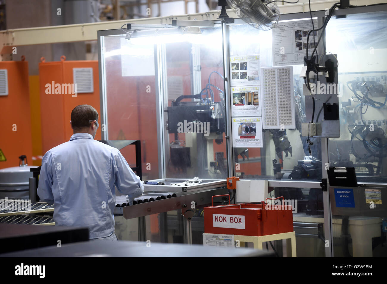 Pardubice, Czech Republic. 30th May, 2016. The KYB Manufacturing Czech