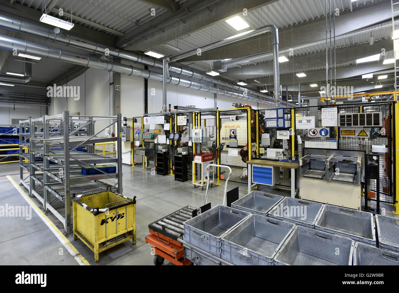 Pardubice, Czech Republic. 30th May, 2016. The KYB Manufacturing Czech