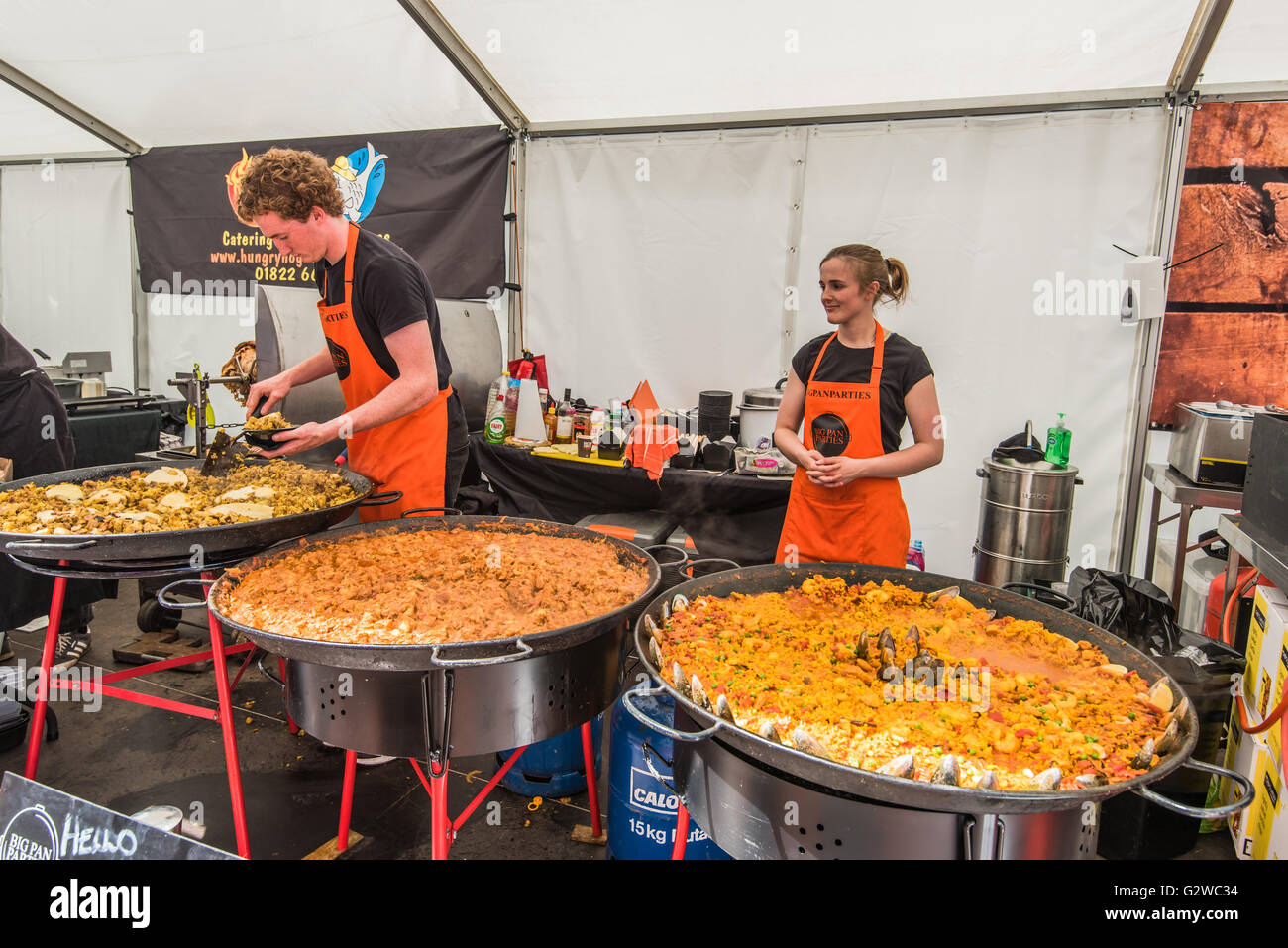 Plymouth, UK. 03rd June, 2016. Flavour Fest is biggest outdoor food festival in southwest