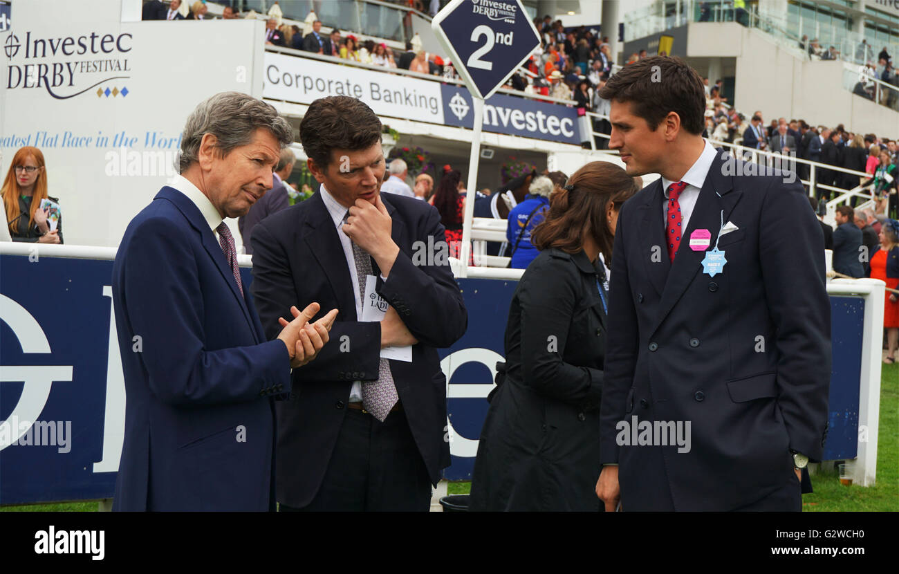 Epsom Downs, UK. 03rd June, 2016. The Queens racing manager, John