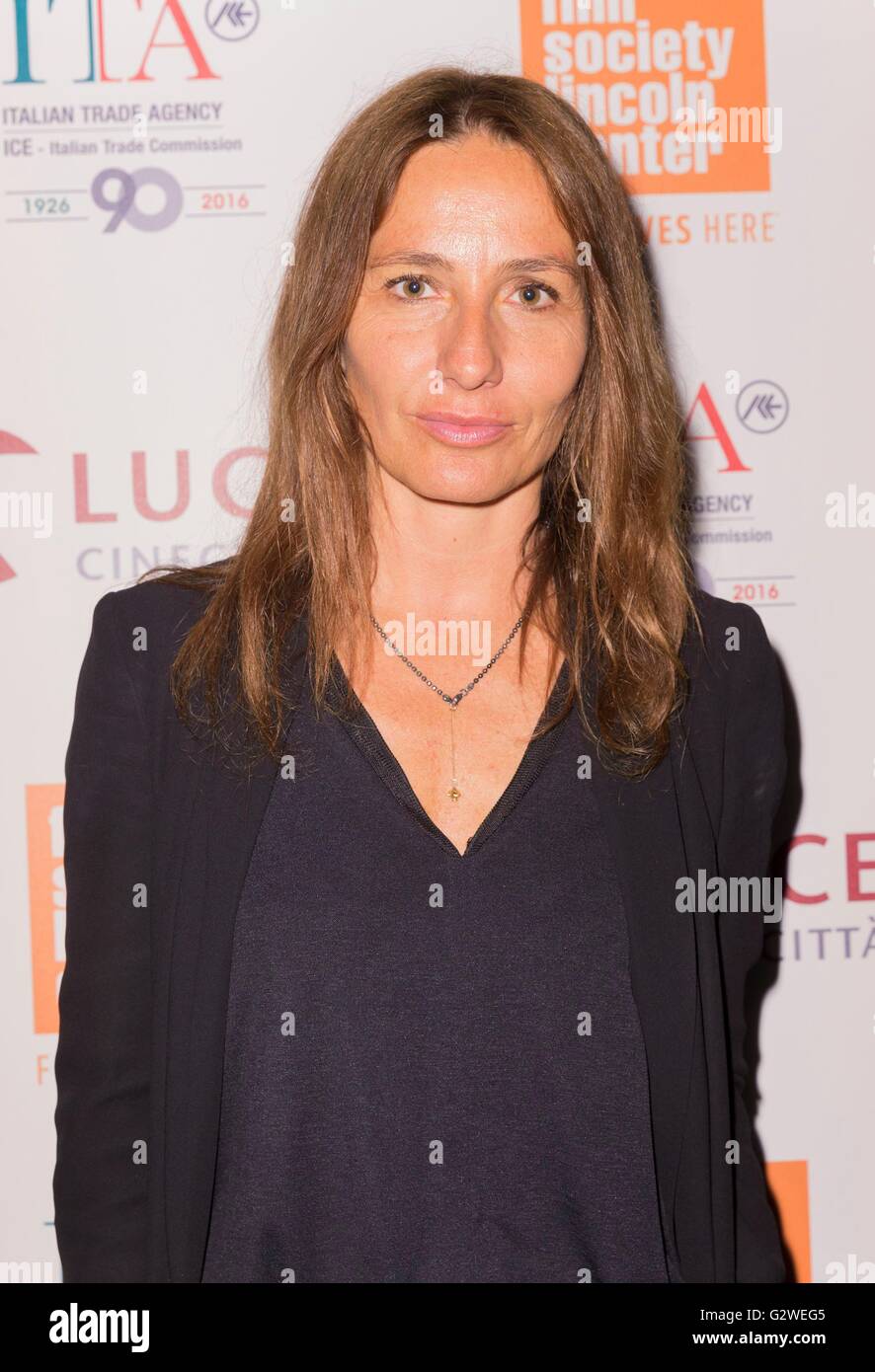 New York, NY, USA. 3rd June, 2016. Maria Sole Tognazzi at arrivals for Open Roads: New Italian Cinema, presented by Istituto Luce Cinecitta and Film Society of Lincoln Center, Walter Reade Theatre at Lincoln Center, New York, NY June 3, 2016. Credit:  Lev Radin/Everett Collection/Alamy Live News Stock Photo