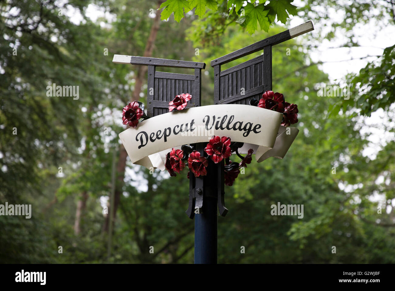 Surrey, UK. 04th June, 2016. Deepcut Army Barracks, the entrance to Deepcut with the barracks situation on the right. Deepcut, Surrey. 4th June 2016 Credit:  Shaun Jackson/Alamy Live News Stock Photo
