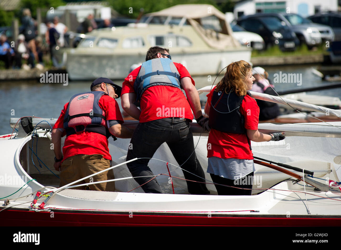 Potter Heigham, England, UK. 4th, June, 2016. Three Rivers Race is a