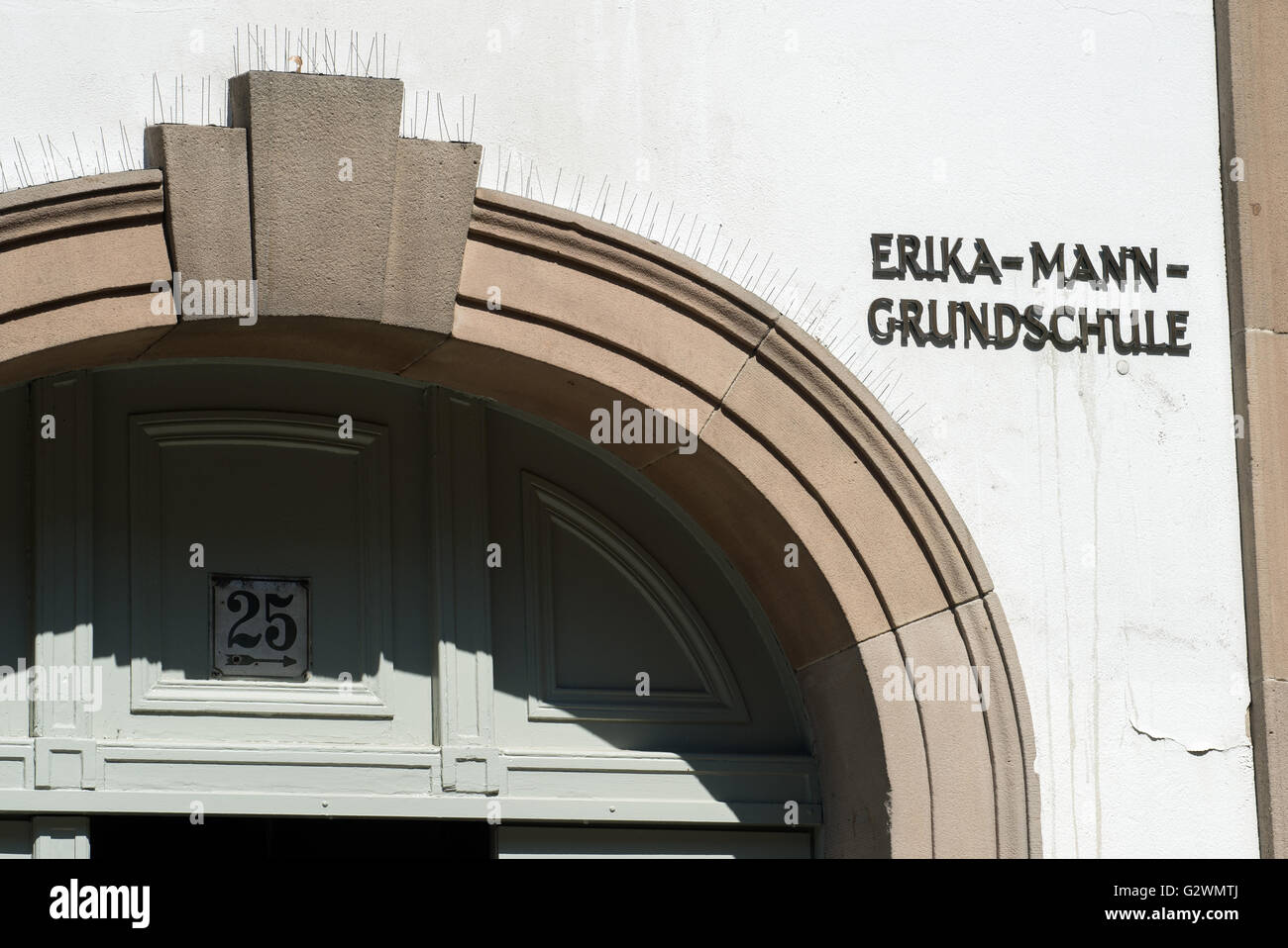 Berlin, Germany, the Erika-Mann Elementary School in Berlin-Wedding Stock Photo