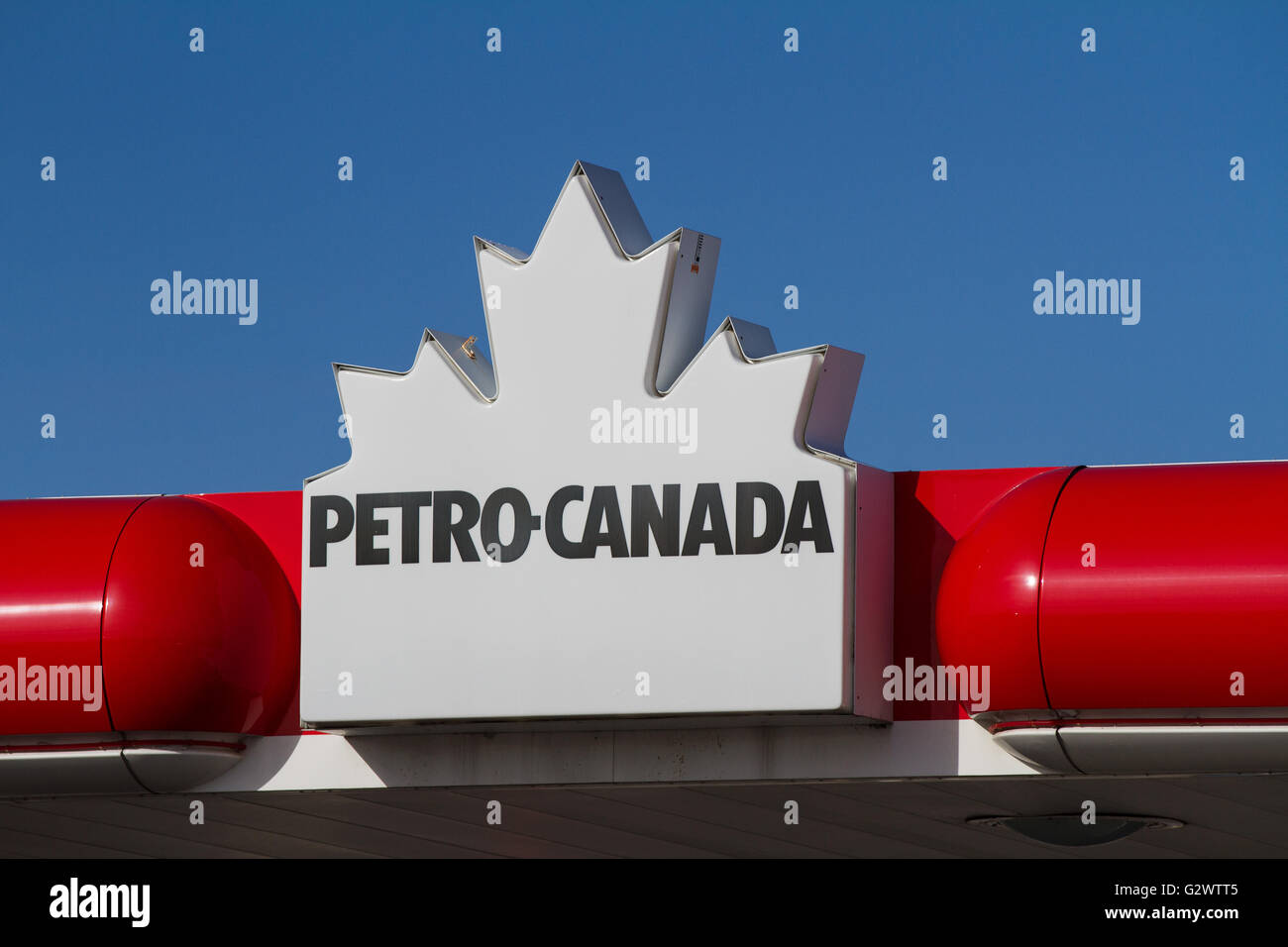 Petro Canada gas station in Kingston, Ont., on March 21, 2016. Stock Photo