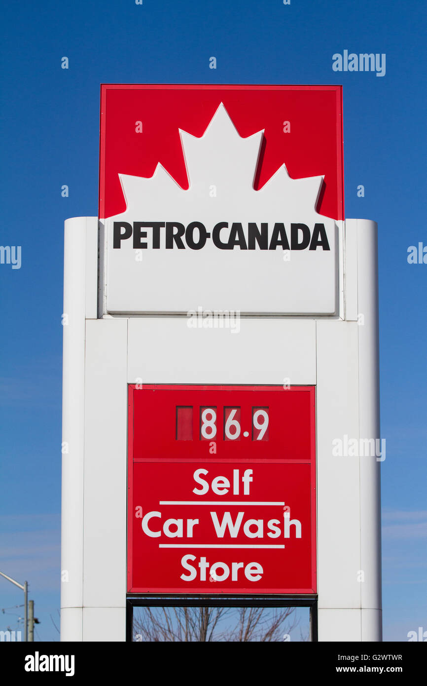 Petro Canada gas station in Kingston, Ont., on March 21, 2016 Stock