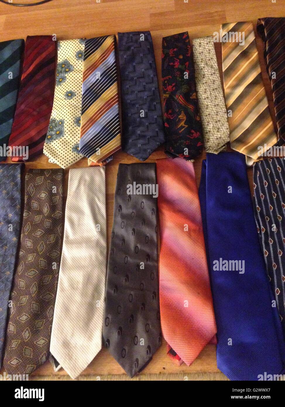 Vintage ties Stock Photo