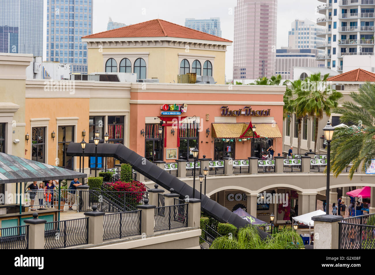 The Tampa Bay Visitor Center and Gift Shop near the cruise ship